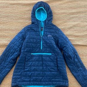 Patagonia quarter zip hoodie nano puff